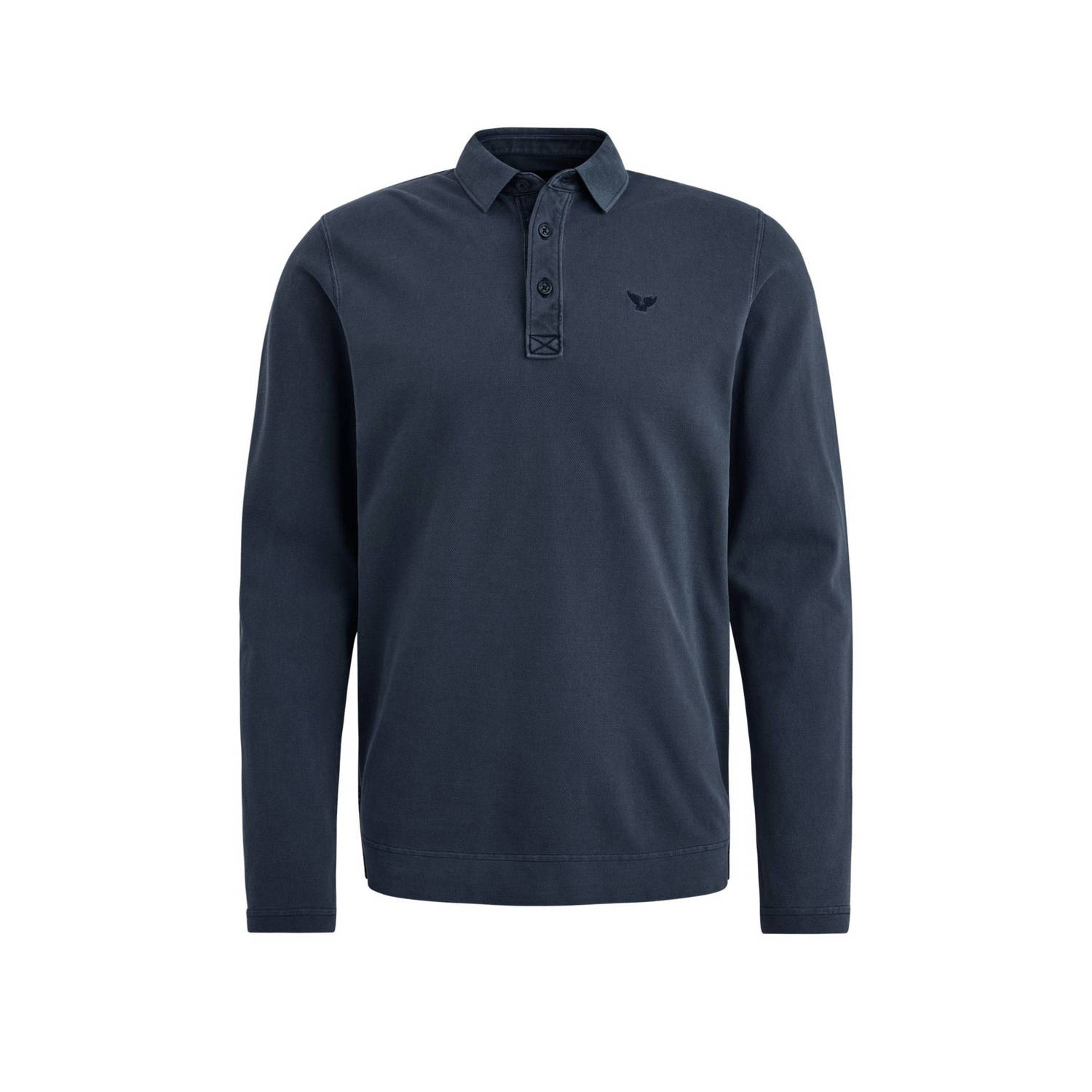 PME Legend regular fit polo met logo donkerblauw