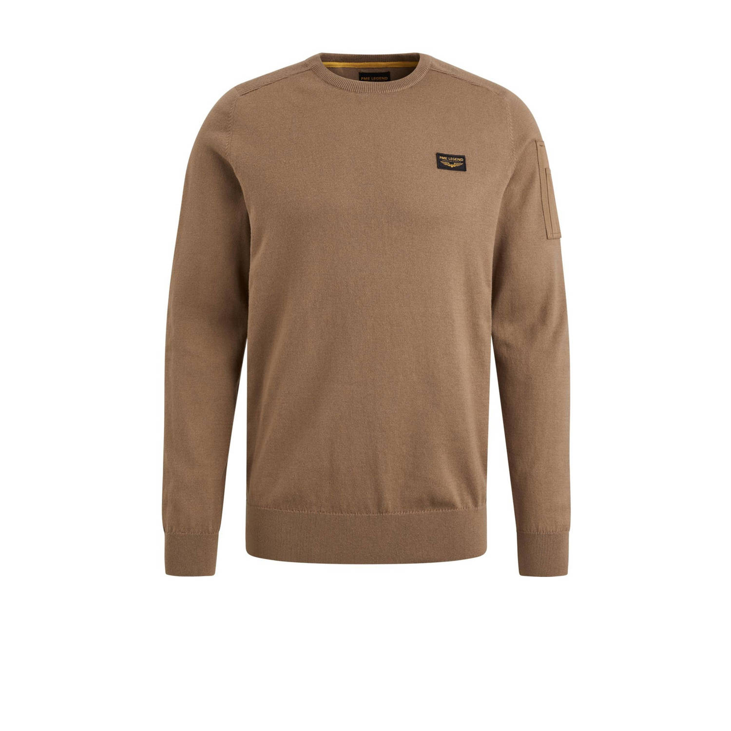 PME LEGEND Heren Truien & Vesten R-neck American Classic Knit Bruin