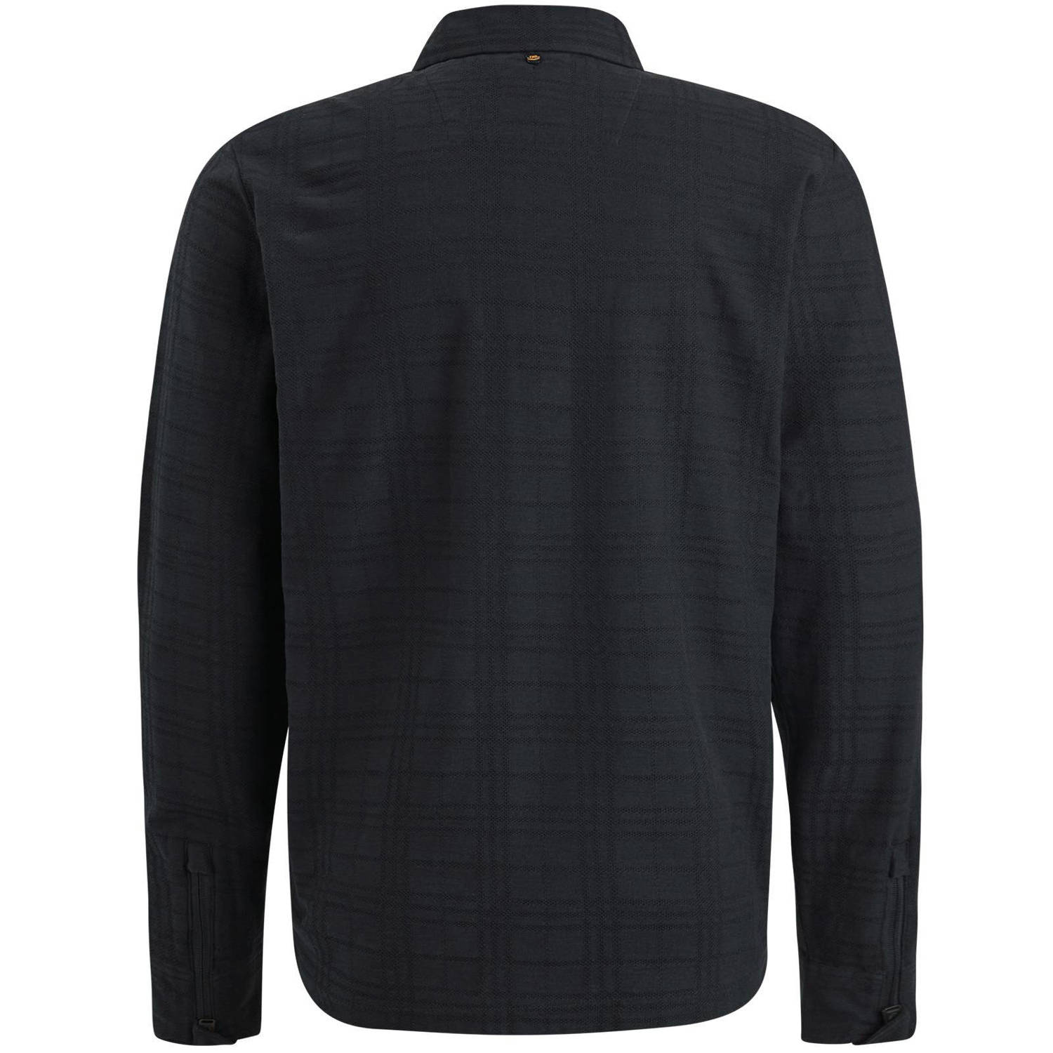PME Legend geruite polo antraciet