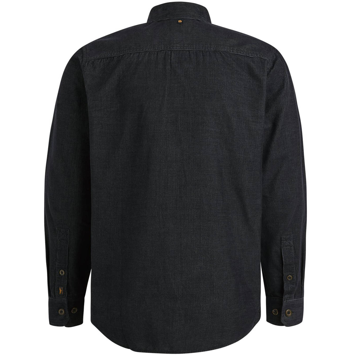 PME Legend corduroy overhemd donkergrijs