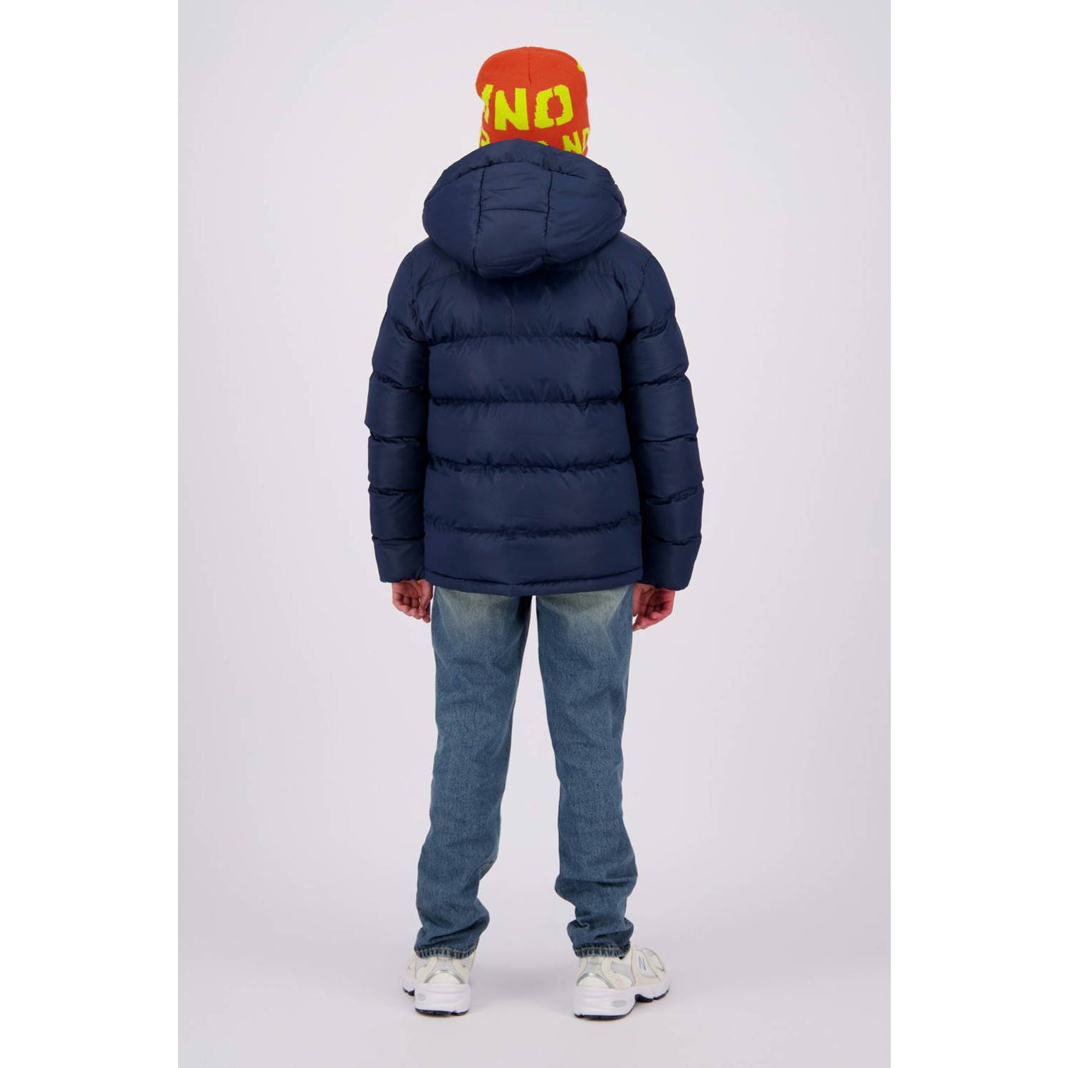 Vingino gewatteerde winterjas Targed donkerblauw