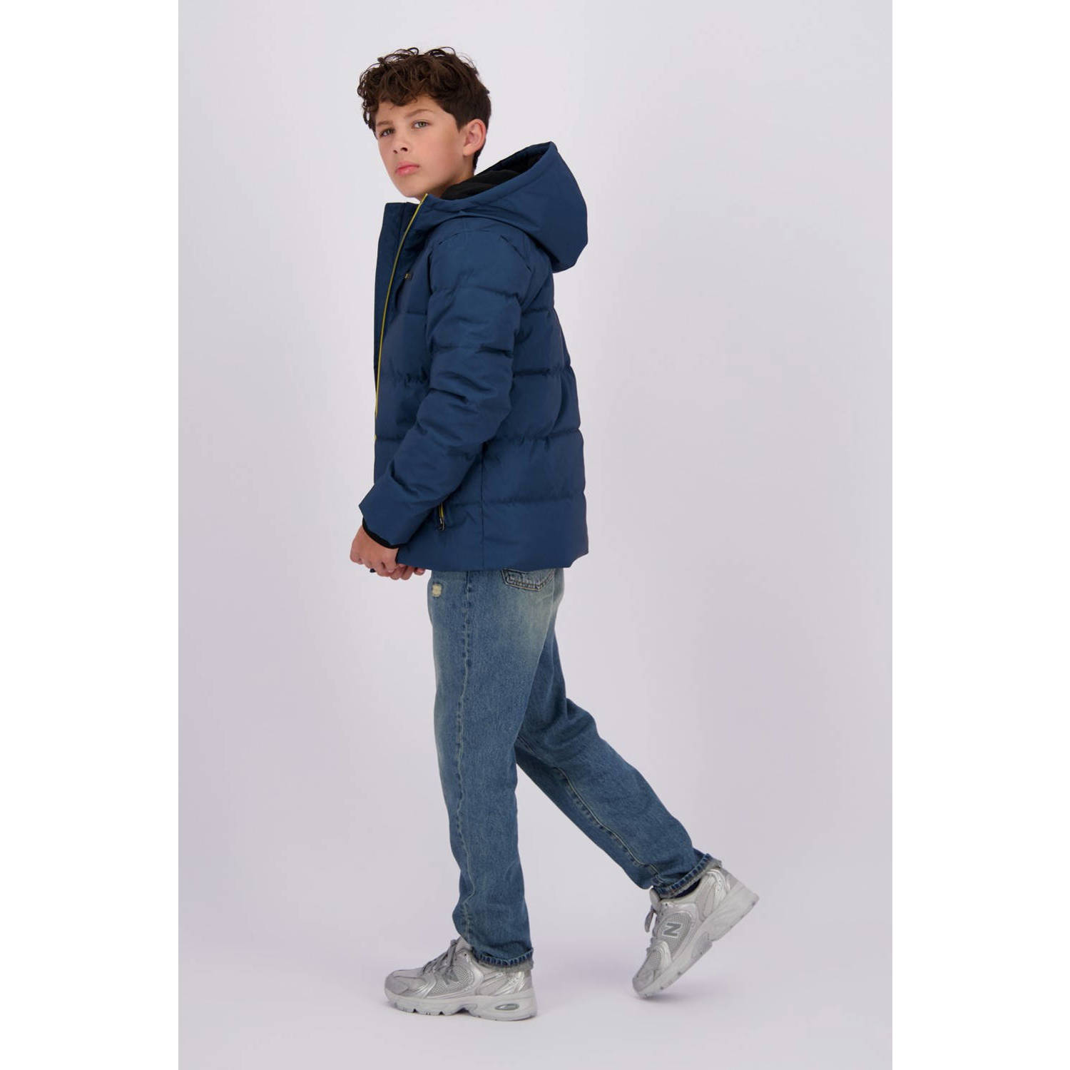 Vingino gewatteerde winterjas Terrel blauw