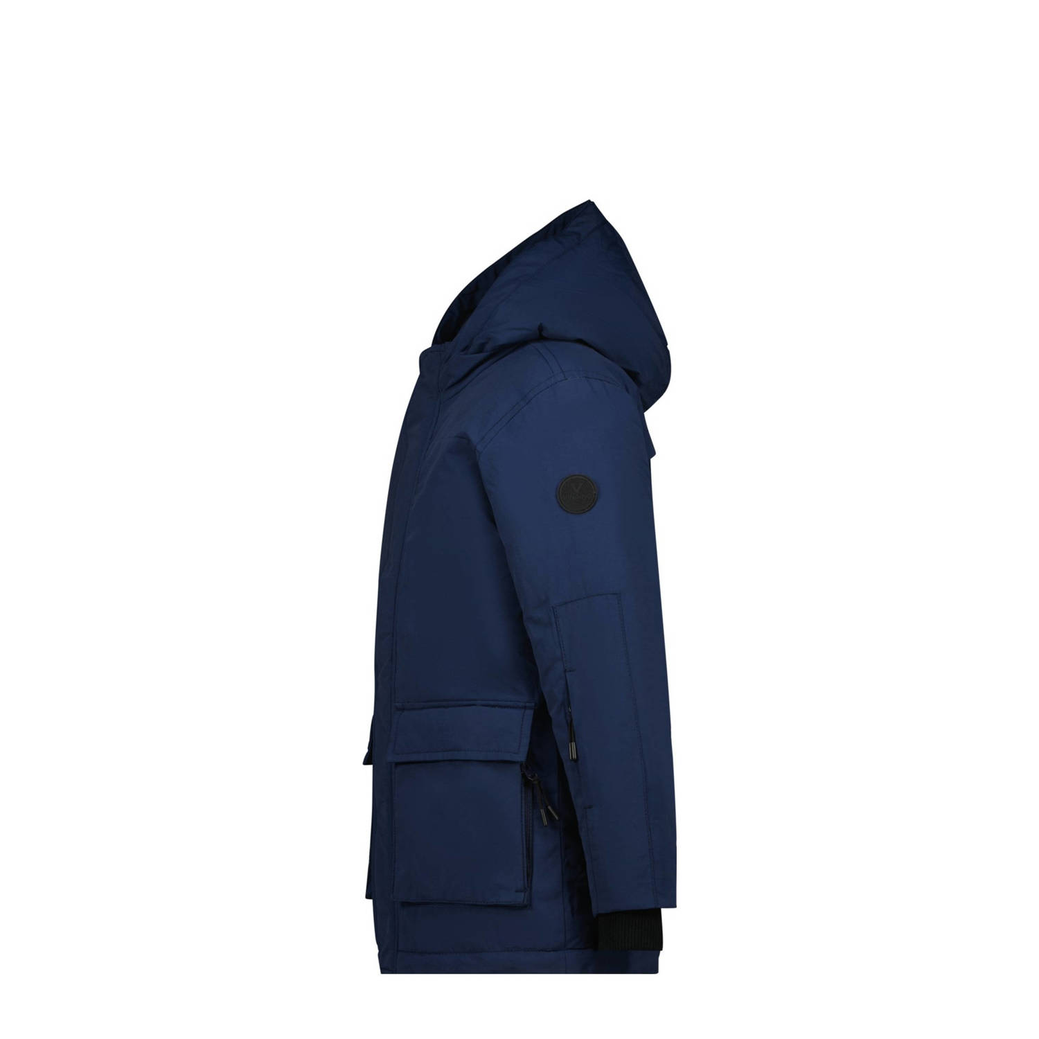 Vingino gewatteerde winterjas Teyo donkerblauw