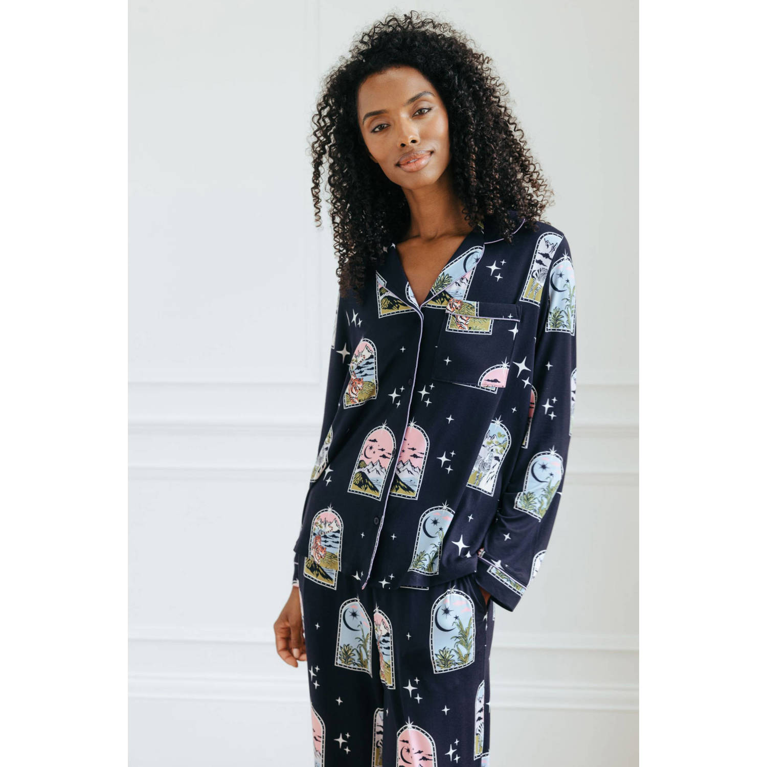 Chelsea Peers pyjama donkerblauw