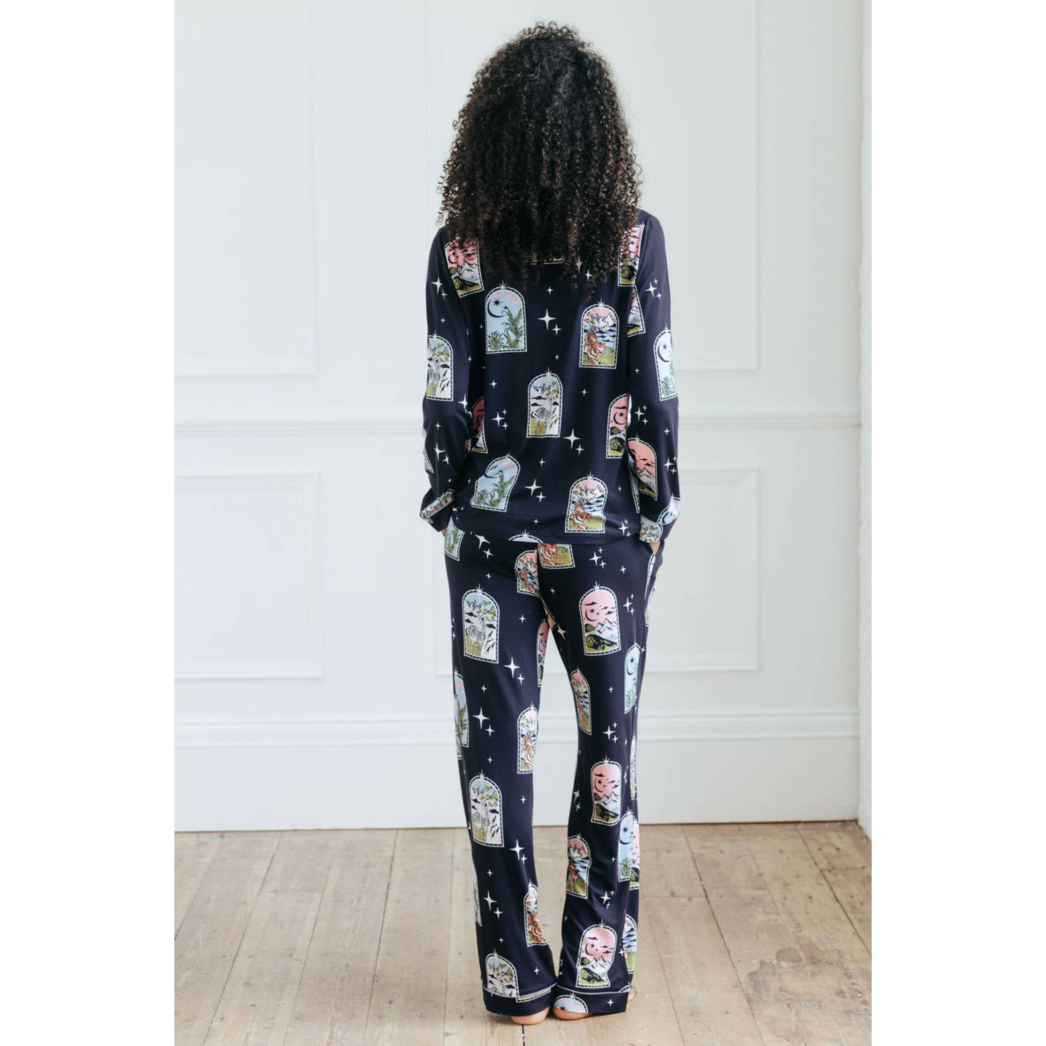 Chelsea Peers pyjama donkerblauw