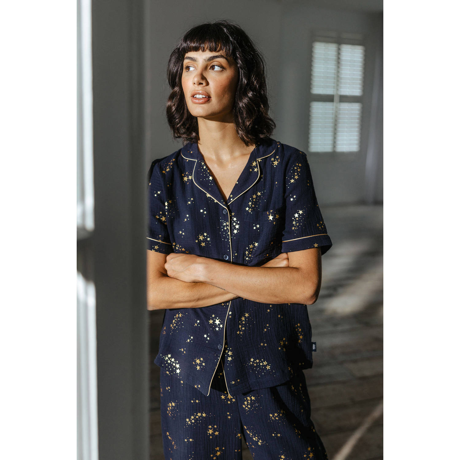 Chelsea Peers pyjama donkerblauw