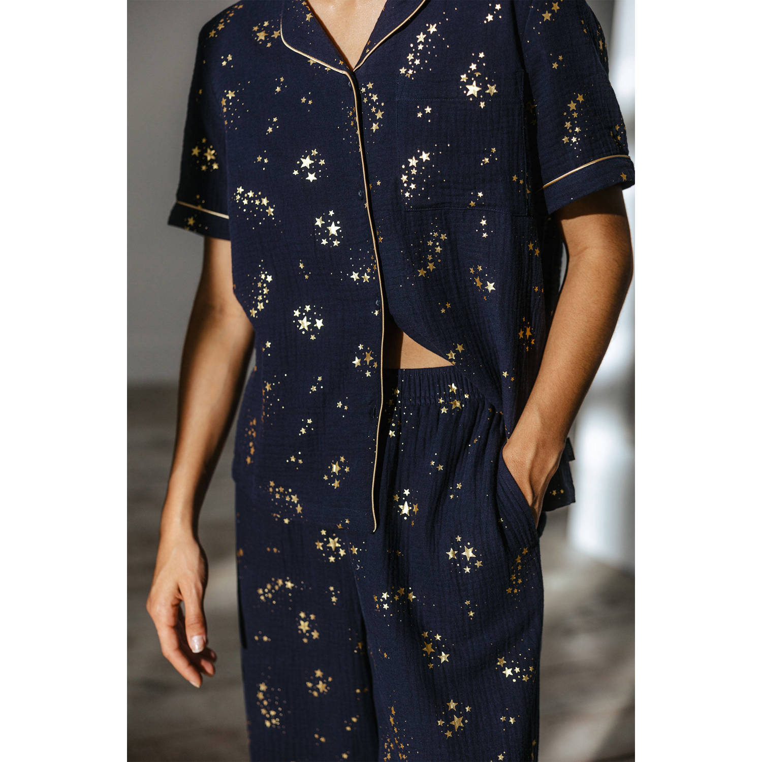 Chelsea Peers pyjama donkerblauw