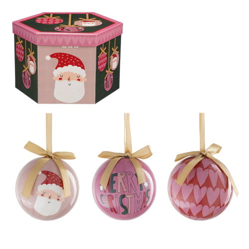 Wehkamp House of Seasons kerstbal (set van 14) (ø7 cm) aanbieding