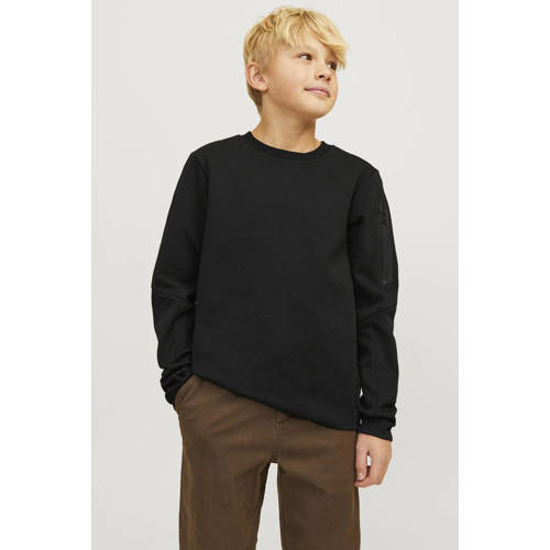 JACK & JONES JUNIOR sweater JCOFUSION zwart afbeelding
