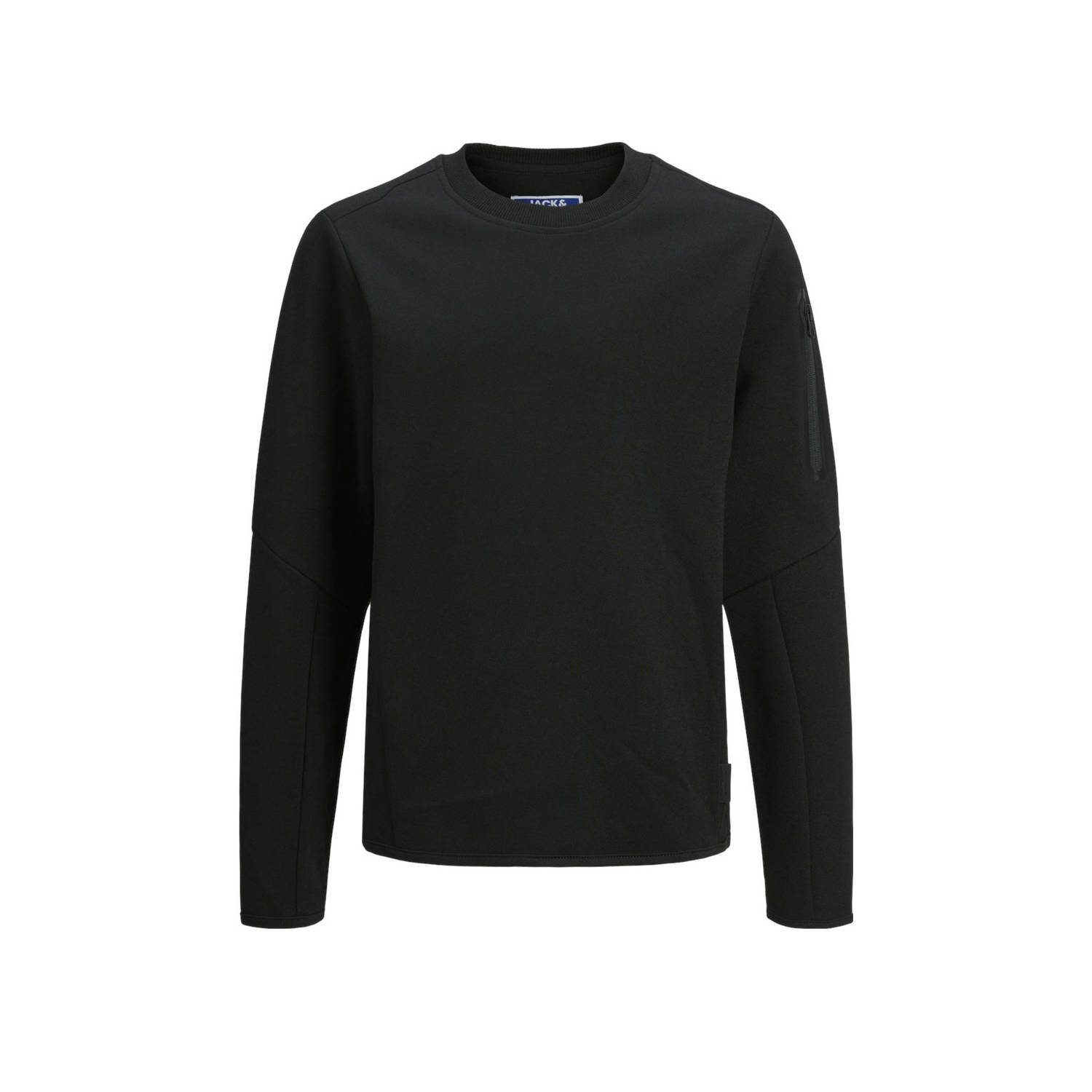 JACK & JONES JUNIOR sweater JCOFUSION zwart