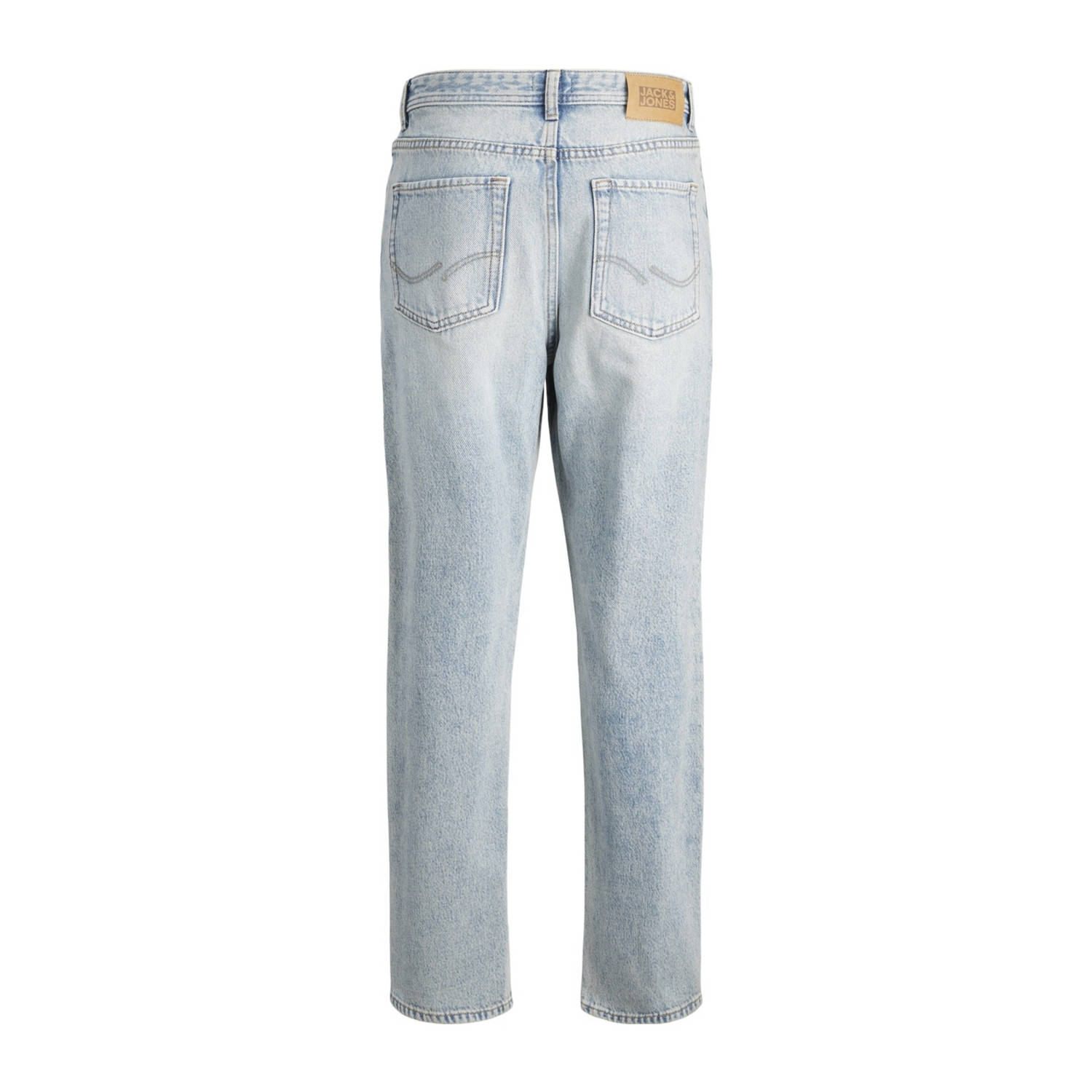 JACK & JONES JUNIOR loose fit jeans JJICHRIS JJORIGINAL light blue denim