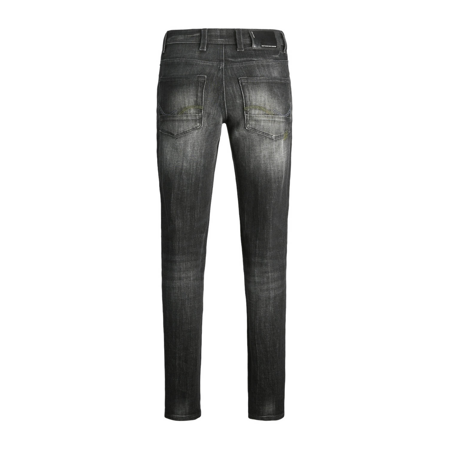 JACK & JONES JUNIOR slim fit jeans JJIGLENN JJBLAIR black denim