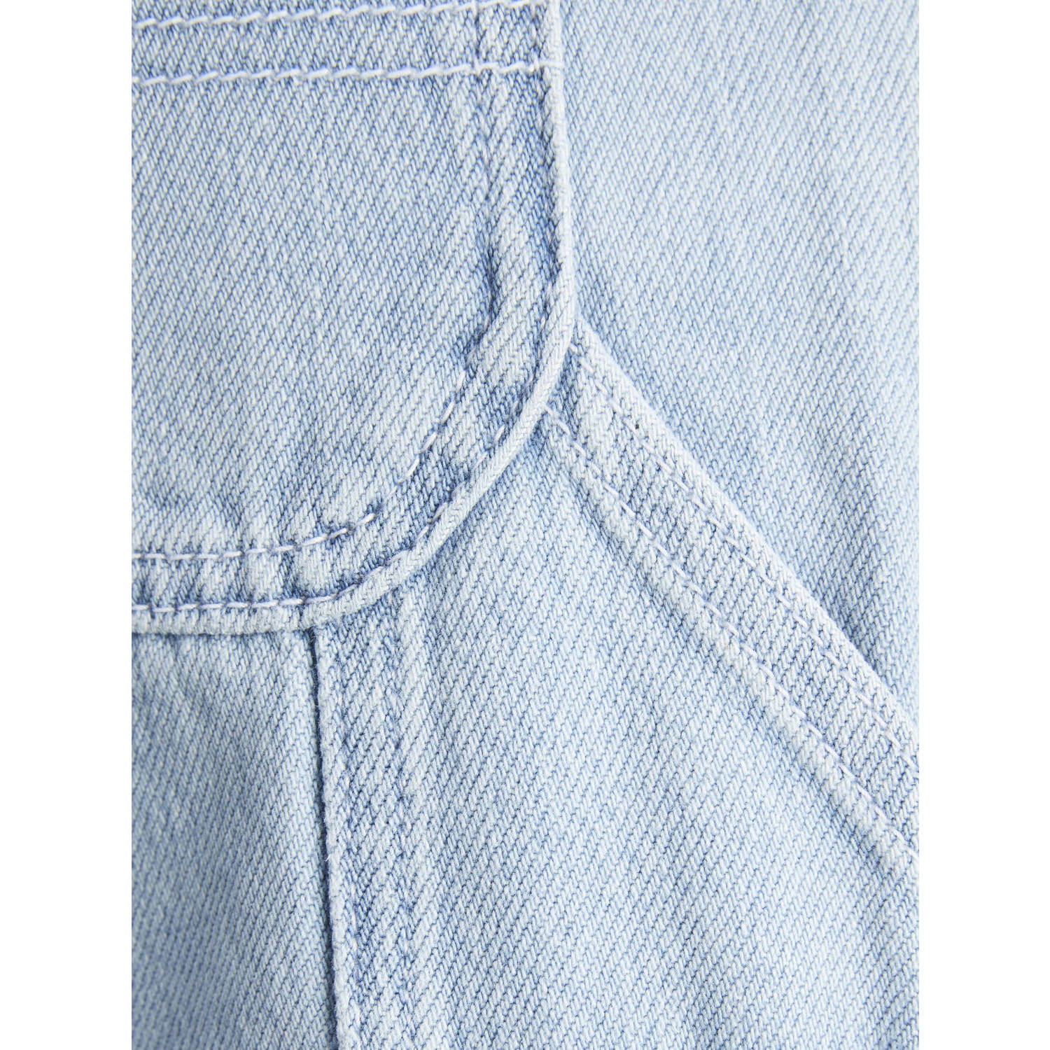 JACK & JONES JUNIOR loose fit jeans JJIALEX JJCARPENTER blue denim