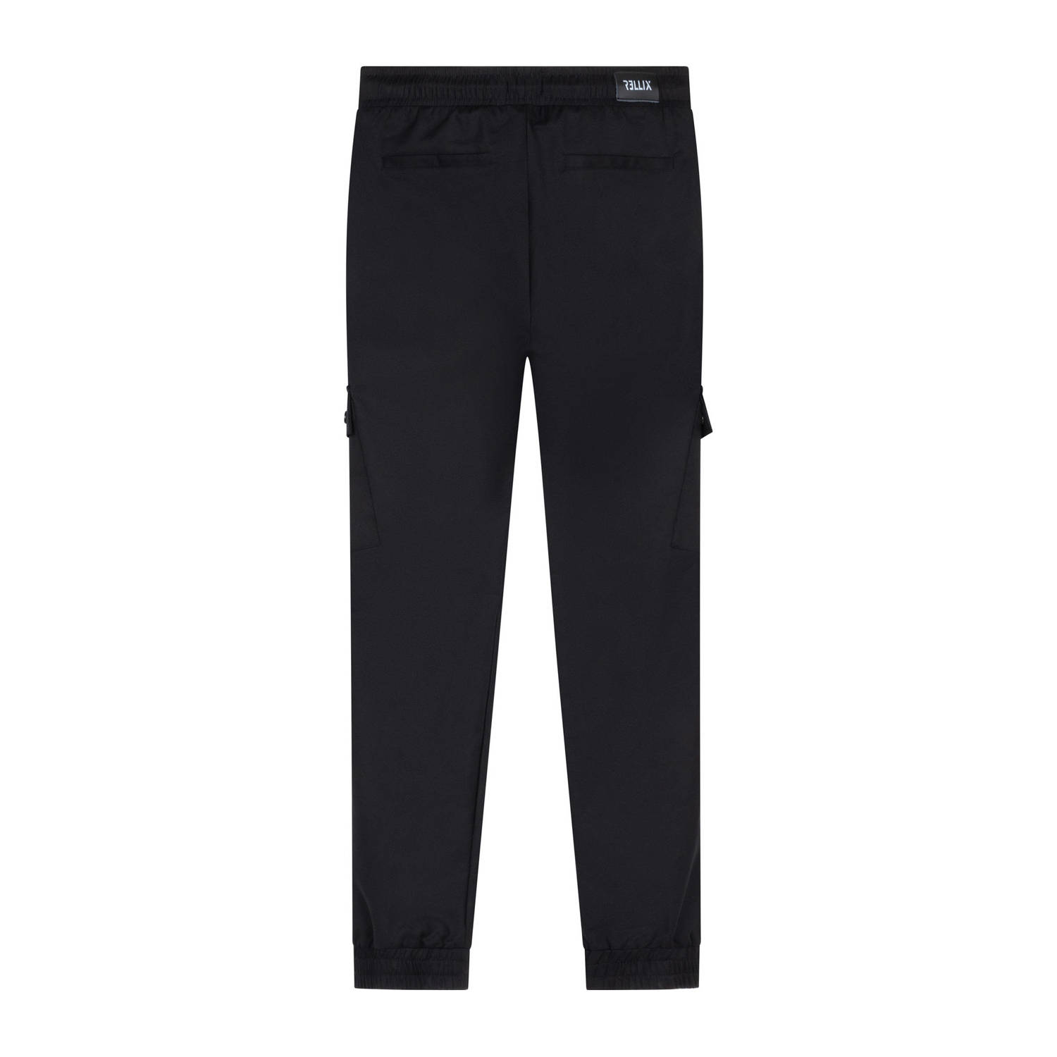 Rellix slim fit cargobroek zwart