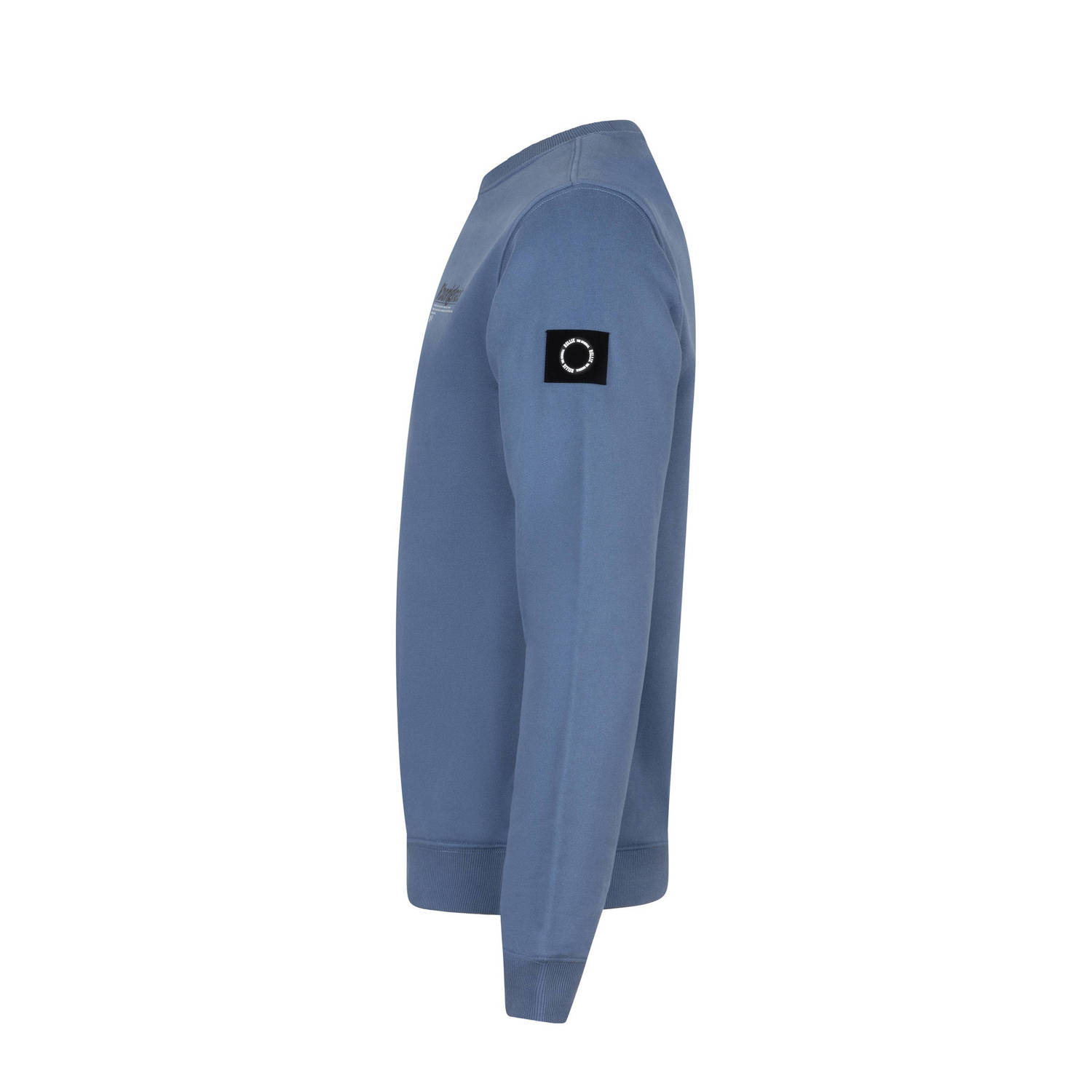 Rellix sweater met logo staalblauw