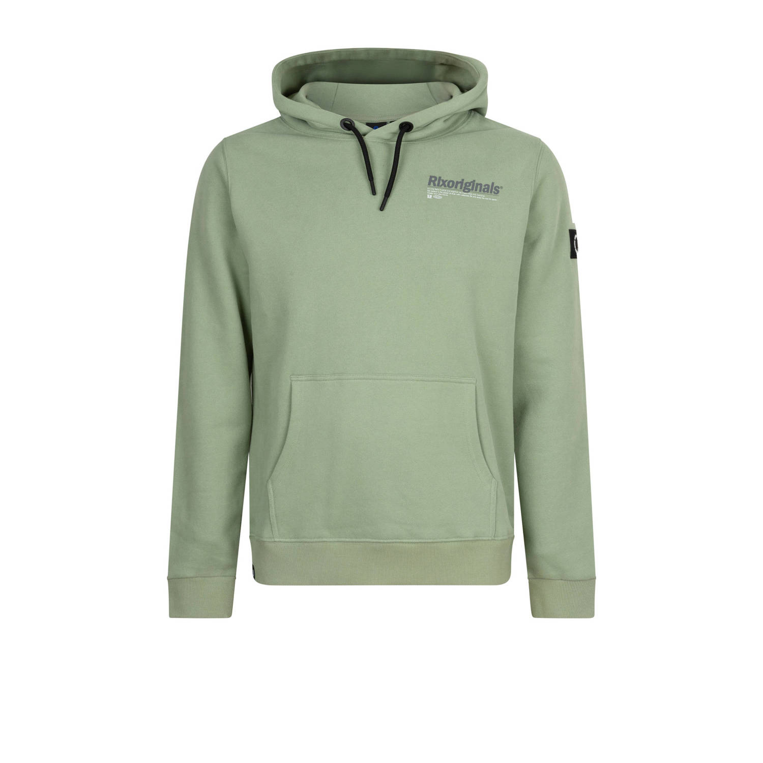 Rellix hoodie met logo lichtgroen