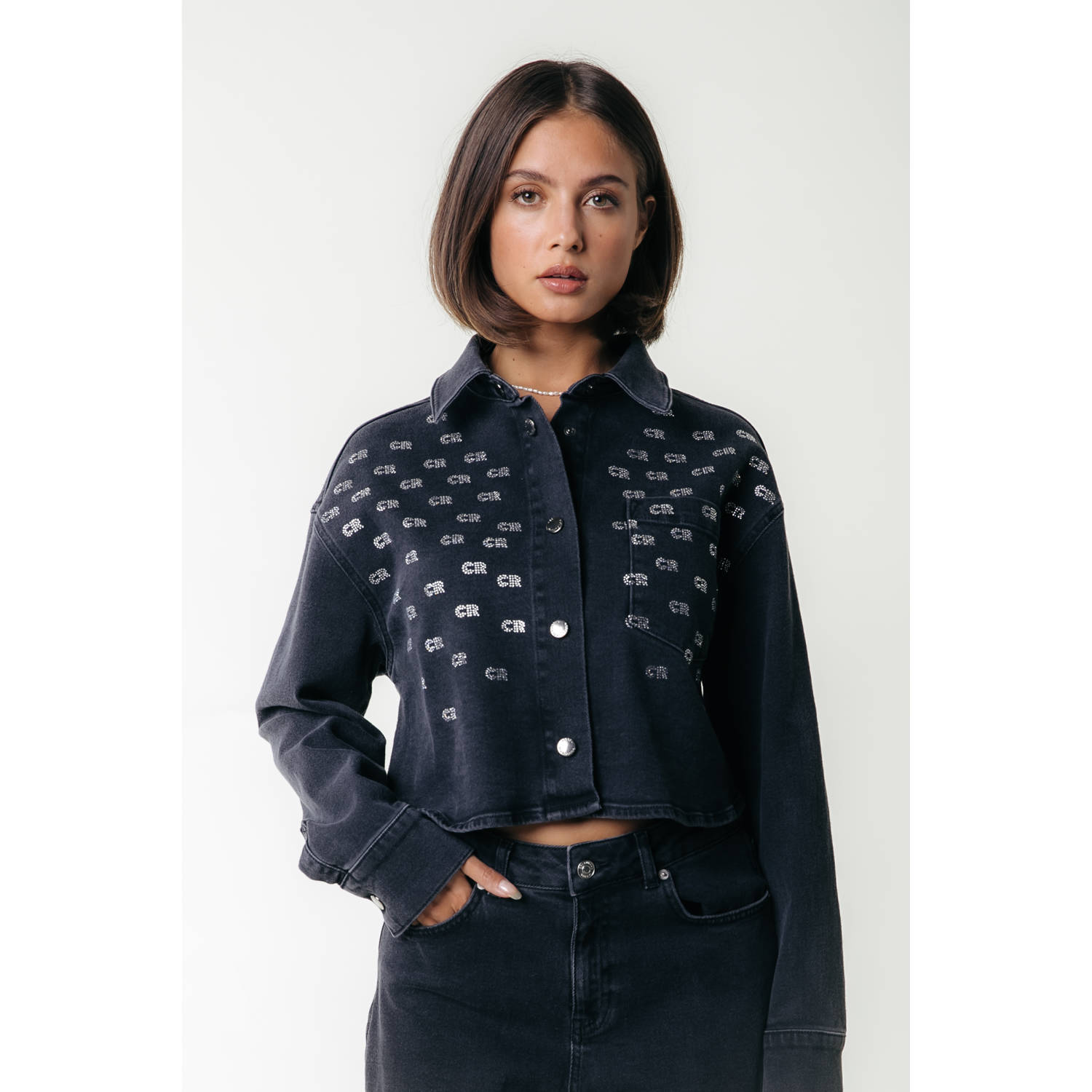 Colourful Rebel blouse zwart