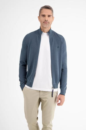 vest gebreid donkerblauw
