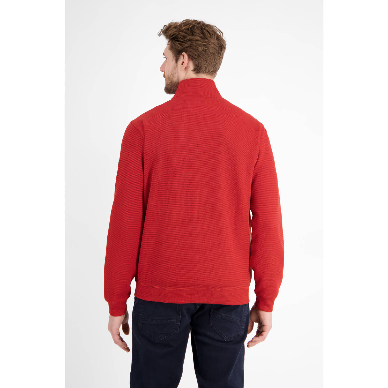 LERROS gebreid vest rood