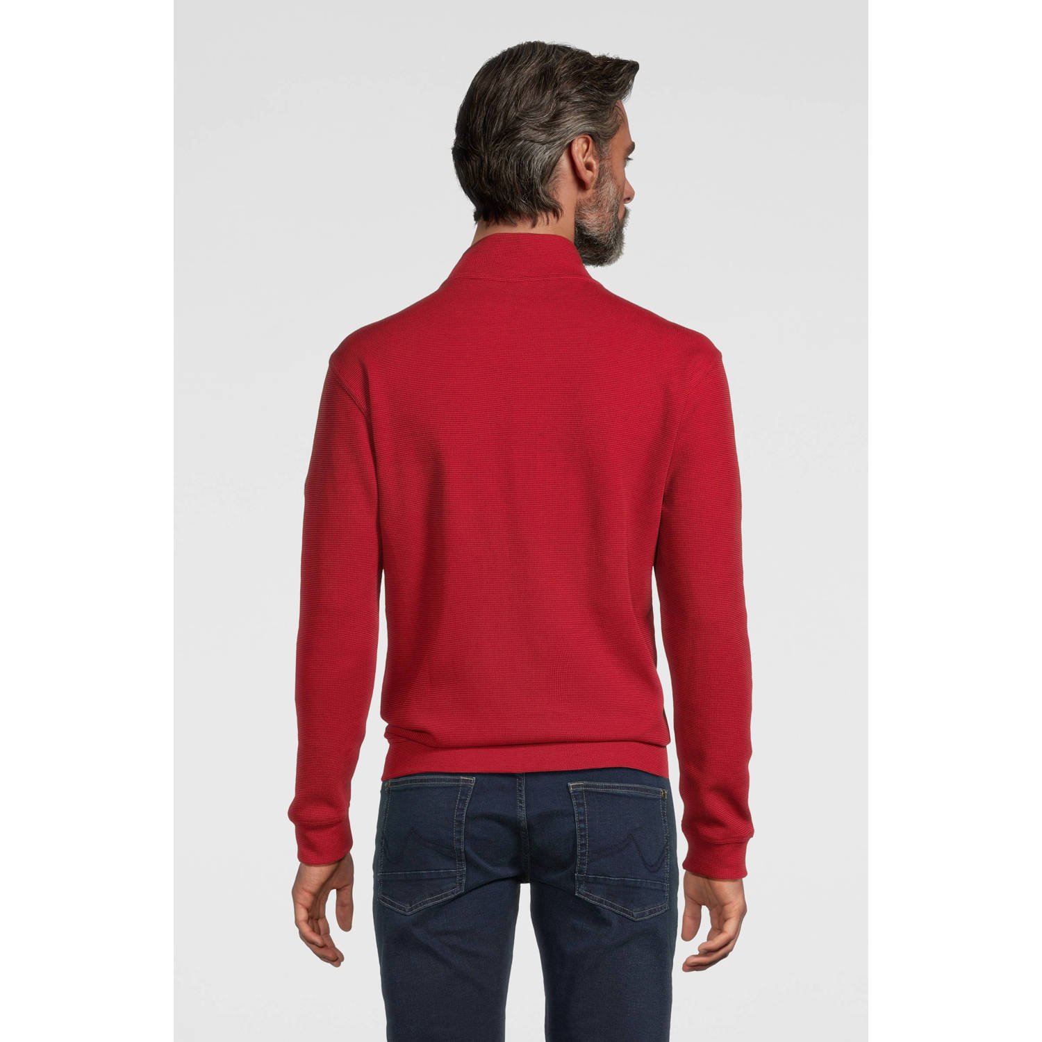 LERROS gebreid vest rood