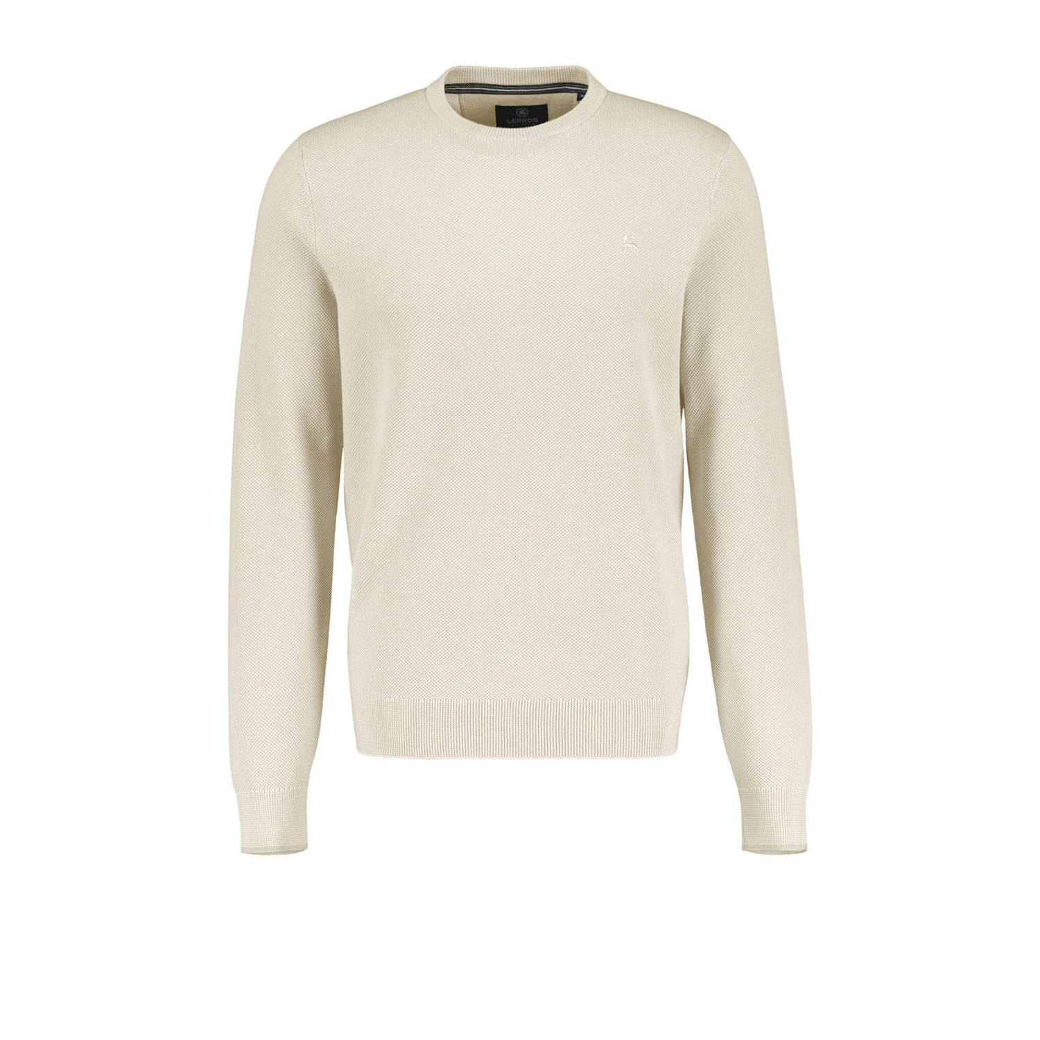 Lerros Gebreide trui lichte gebreide pullover met smalle ribstructuur