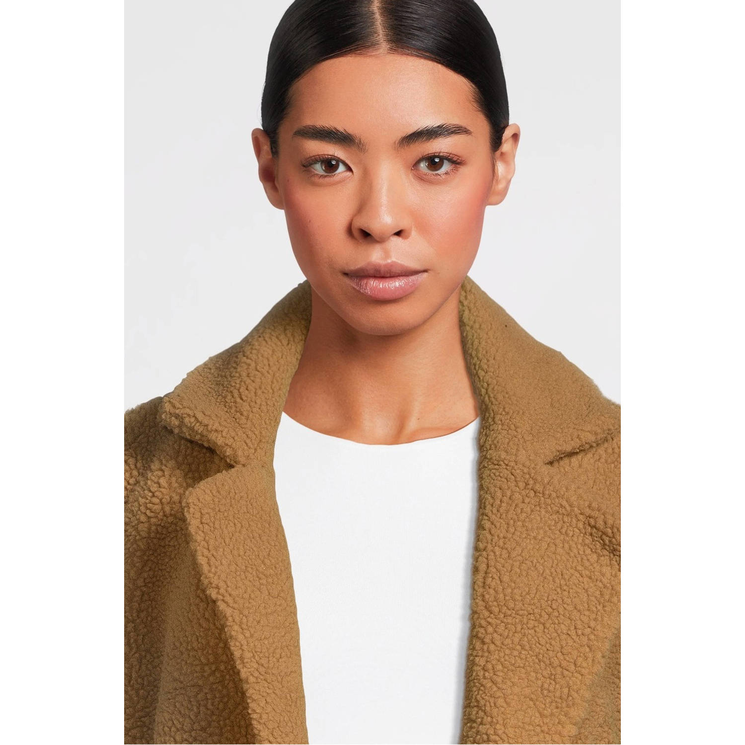 JDY gilet lichtbruin