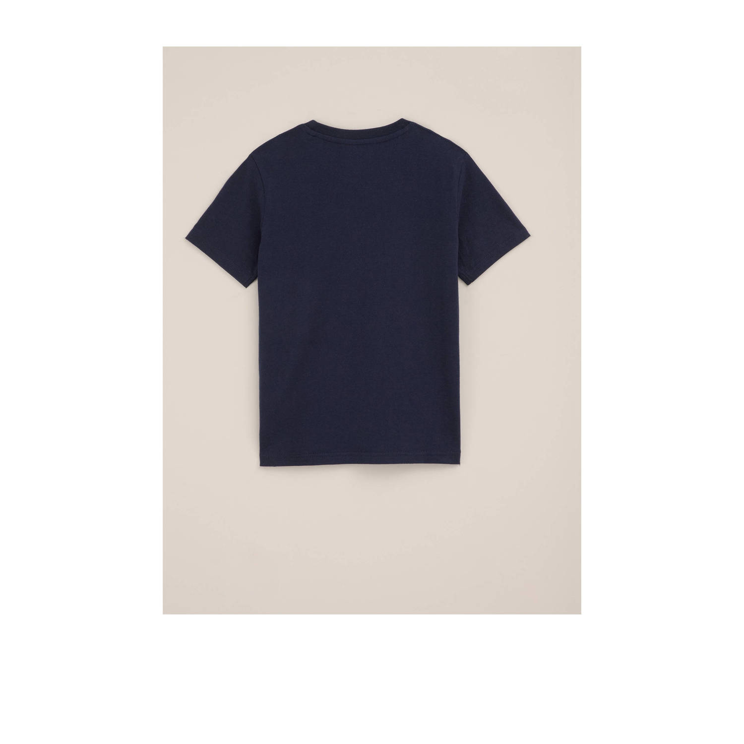 WE Fashion T-shirt met printopdruk donkerblauw