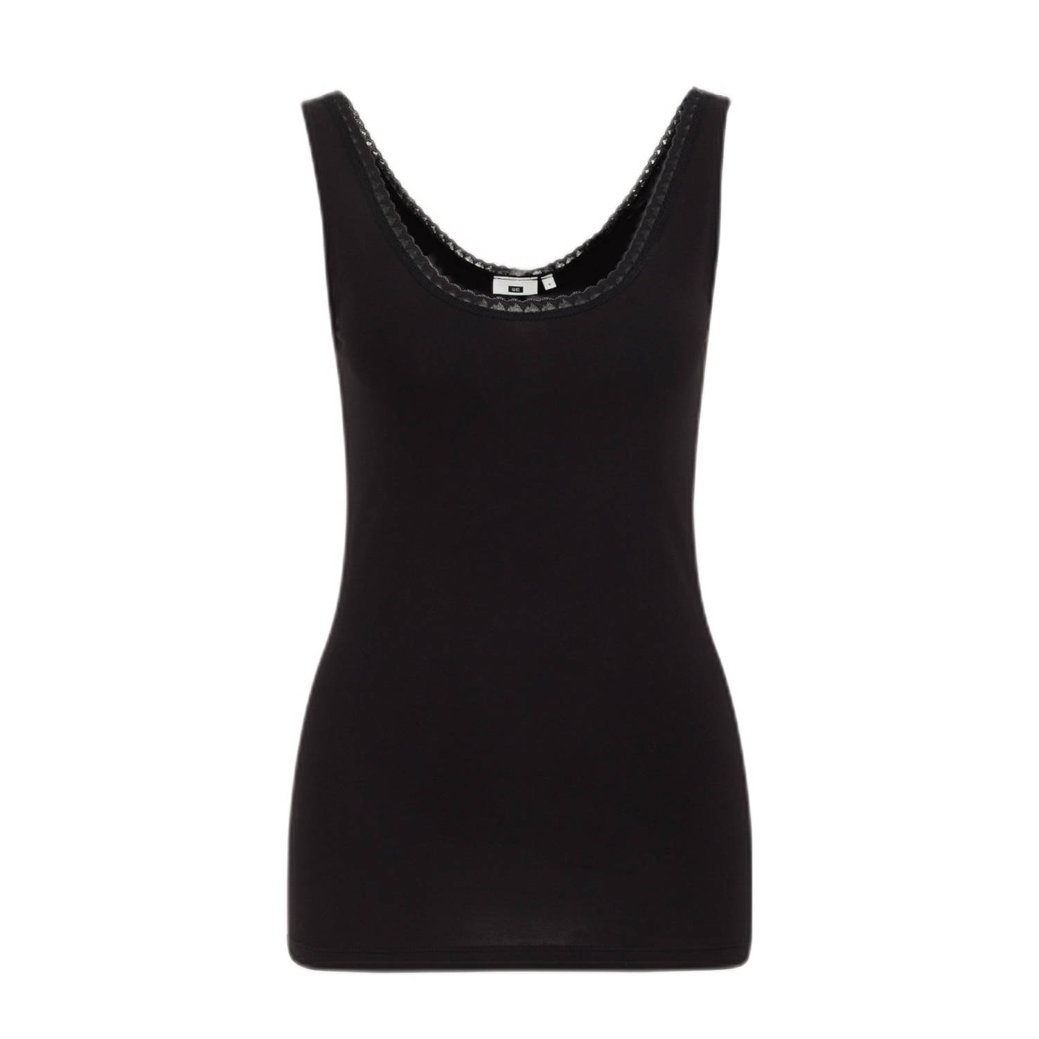 WE Fashion singlet zwart