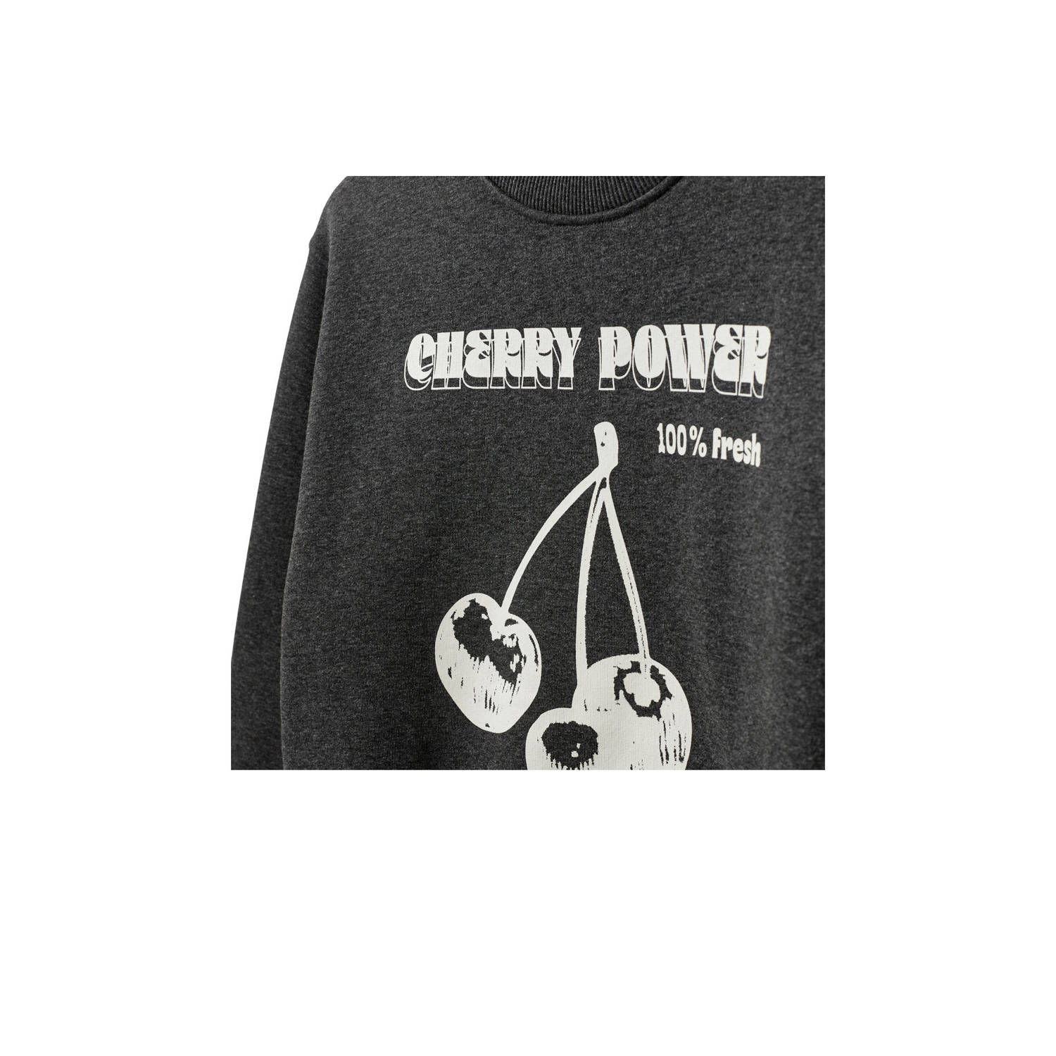 Sofie Schnoor sweater met printopdruk grijs