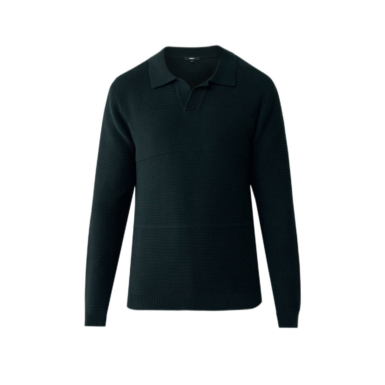 Mexx gebreide polo dark green