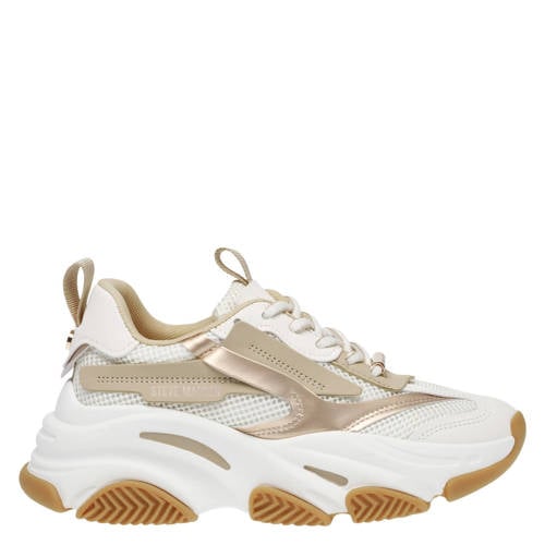 Steve Madden Possession-E chunky sneakers beige/wit afbeelding