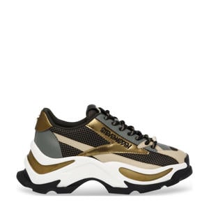 Zoomz chunky sneakers zwart/goud