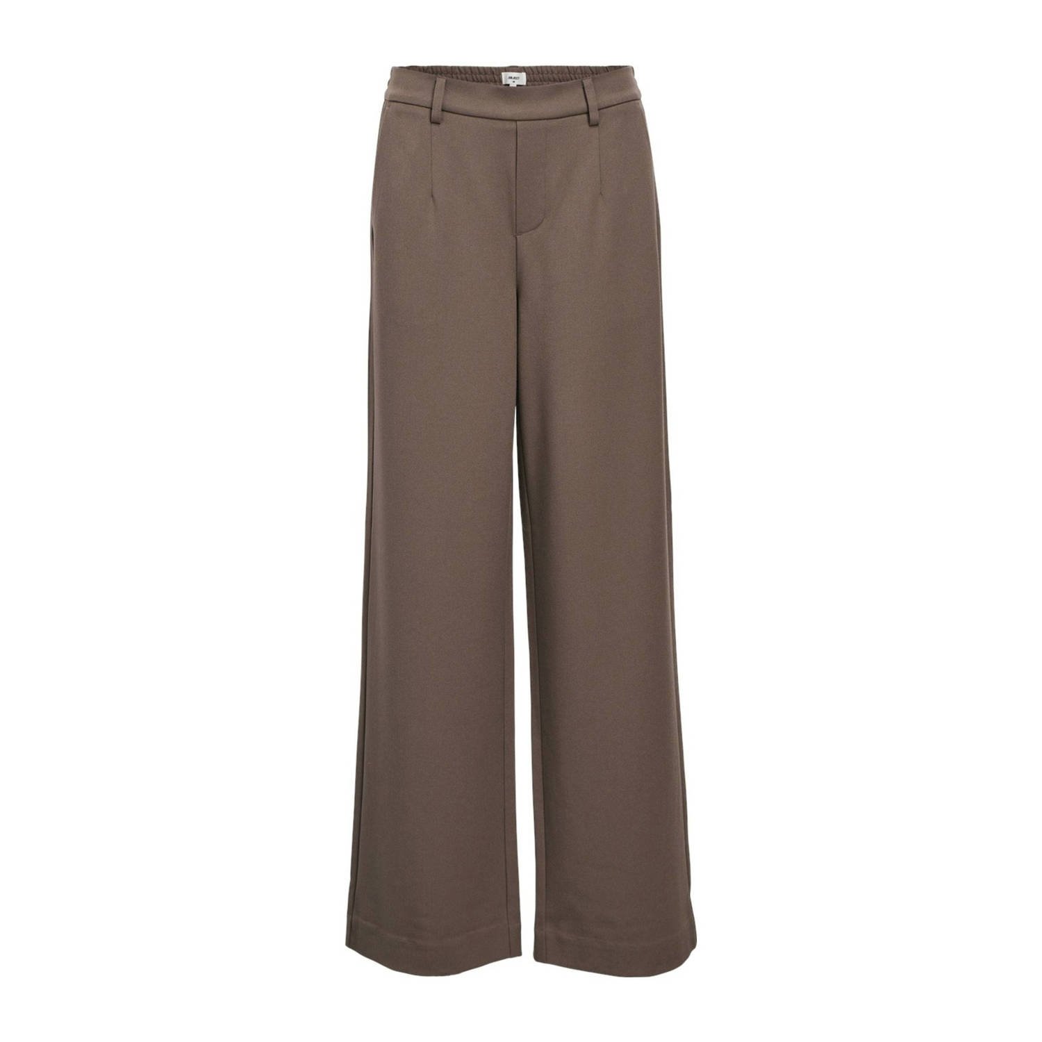 OBJECT Dames Broeken Objlisa Wide Pant Bruin