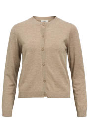 thumbnail: OBJECT gebreid vest OBJTHESS taupe