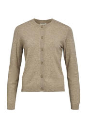 thumbnail: OBJECT gebreid vest OBJTHESS taupe
