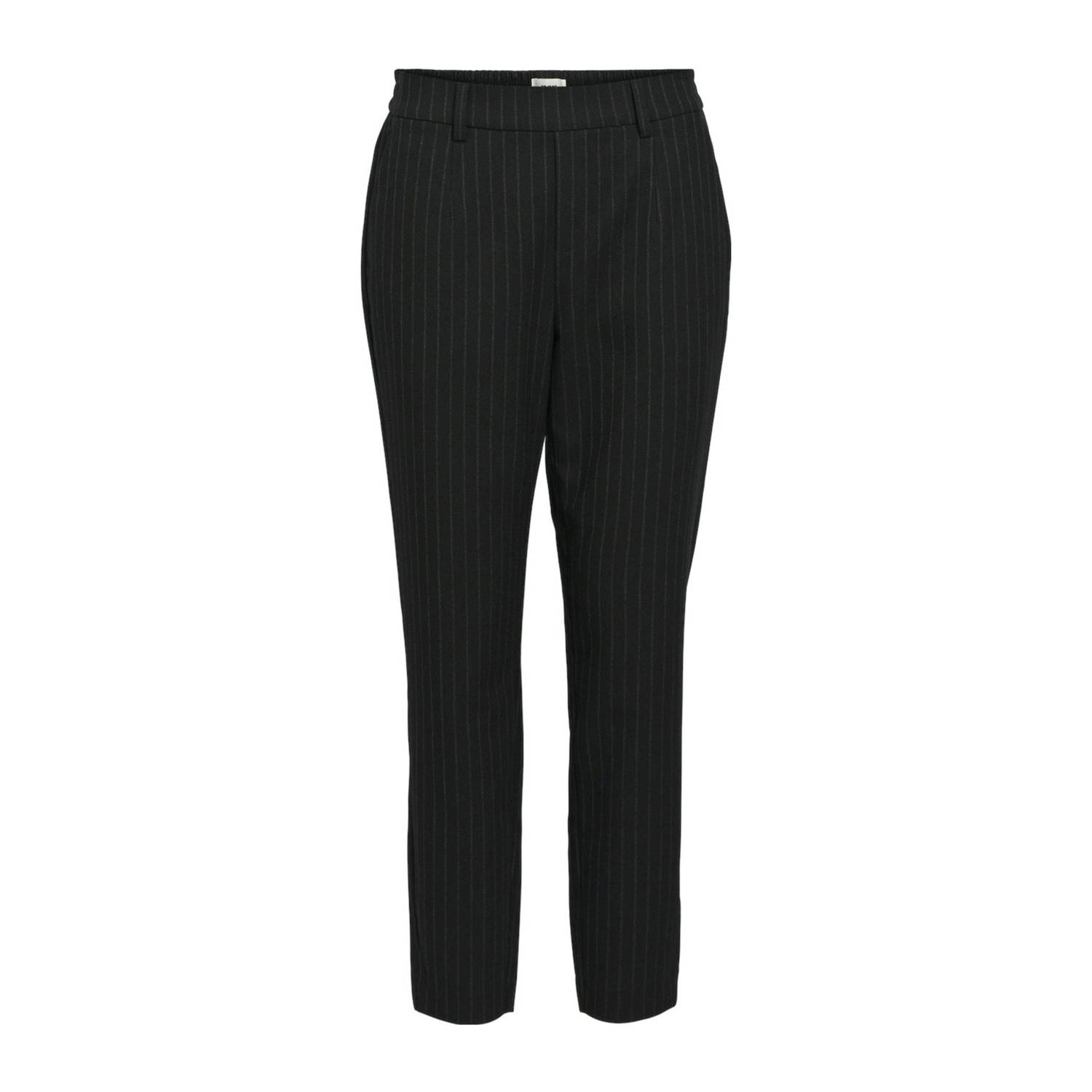 OBJECT tapered fit pantalon OBJLISA met krijtstreep