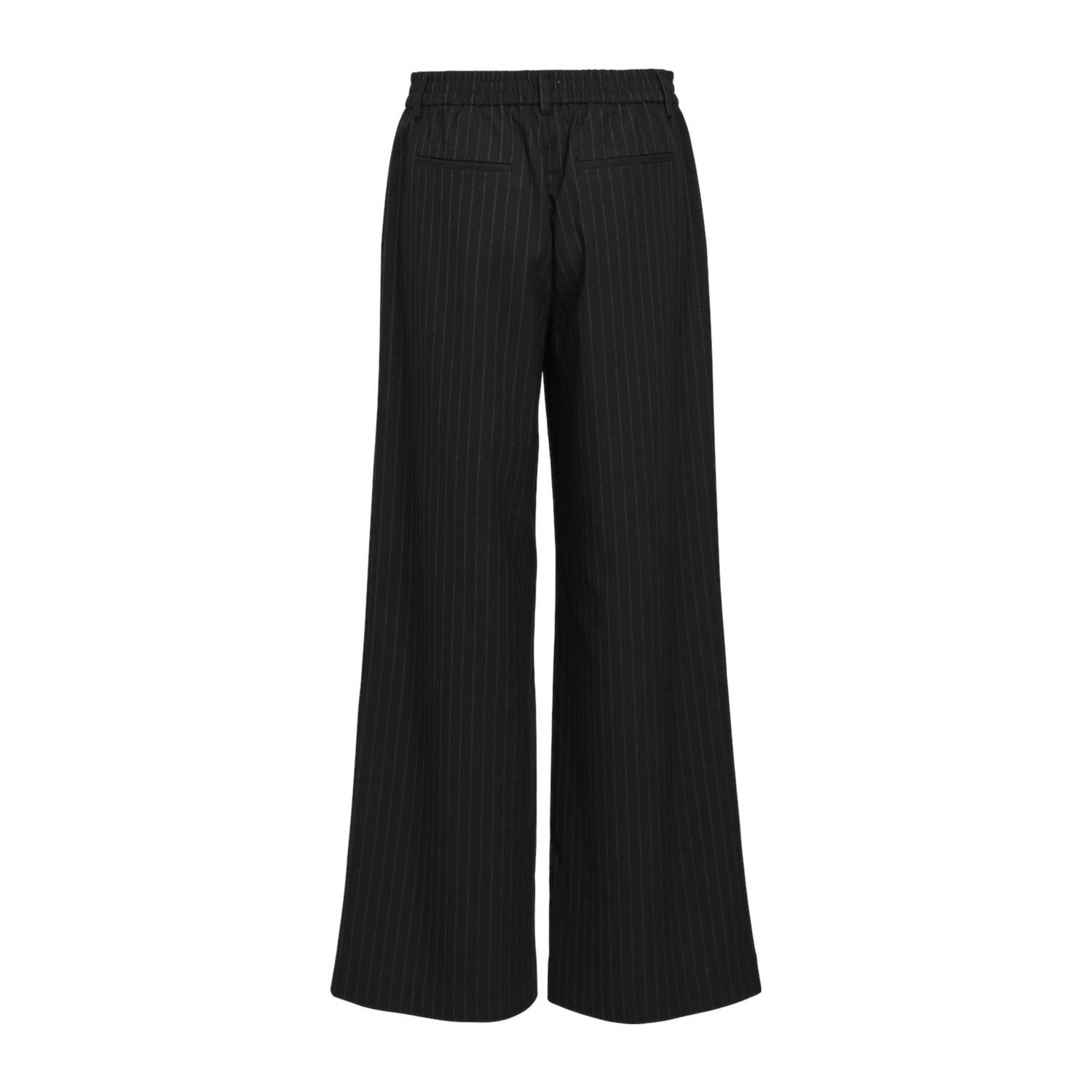 OBJECT wide leg pantalon met krijtstreep OBJLISA