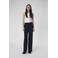 OBJECT wide leg pantalon OBJLISA donkerblauw