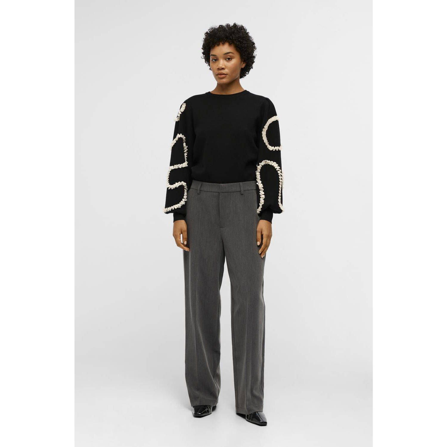 OBJECT high waist wide leg pantalon OBJSIGRID