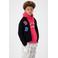 BLACK BANANAS vest JR. CONVOY CARDIGAN met printopdruk en patches zwart