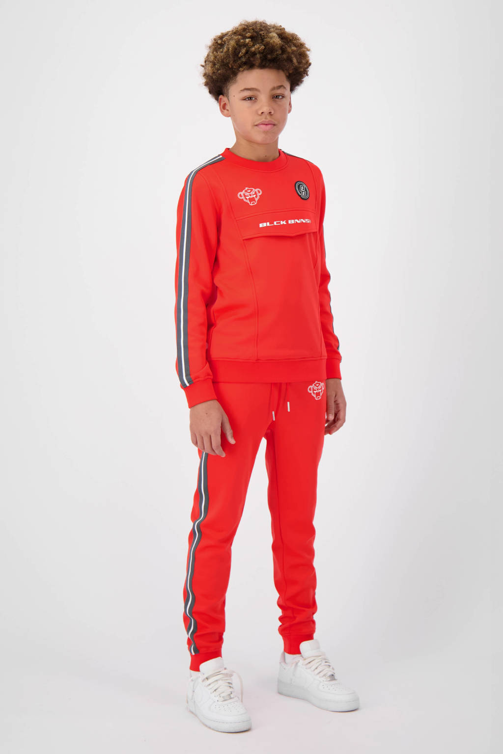 Kids Shoppen Black Bananas Trainingspak Anorak Anorak Stripe Black