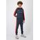 BLACK BANANAS hoodie JR. TRACE met 3D applicatie donkergrijs/rood
