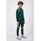 BLACK BANANAS sweatvest JR. COMPOUND met contrastbies en 3D applicatie diepgroen/neon geel