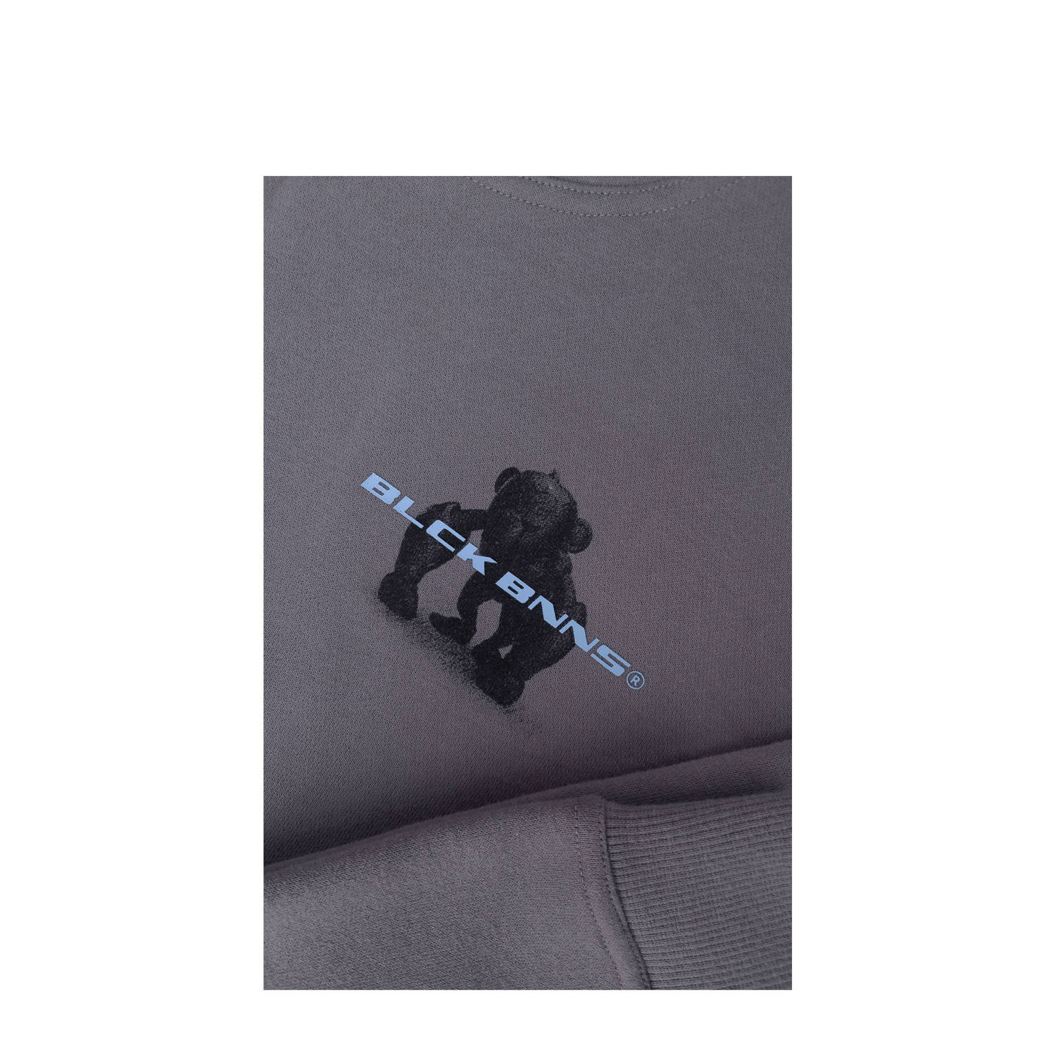 BLACK BANANAS hoodie JR. 3D CONVOY met backprint donkergrijs
