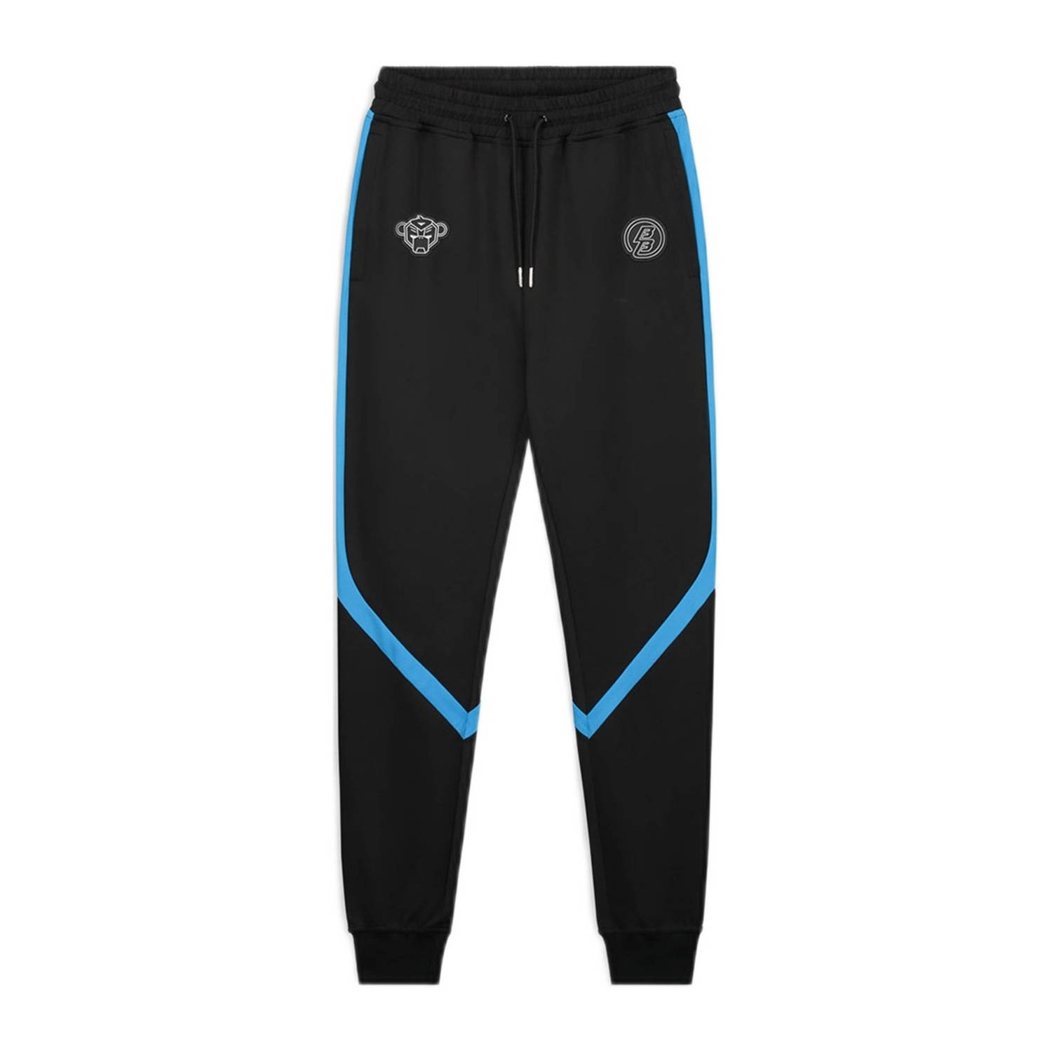 BLACK BANANAS regular fit joggingbroek JR. COMPOUND TRACKPANTS zwart blauw