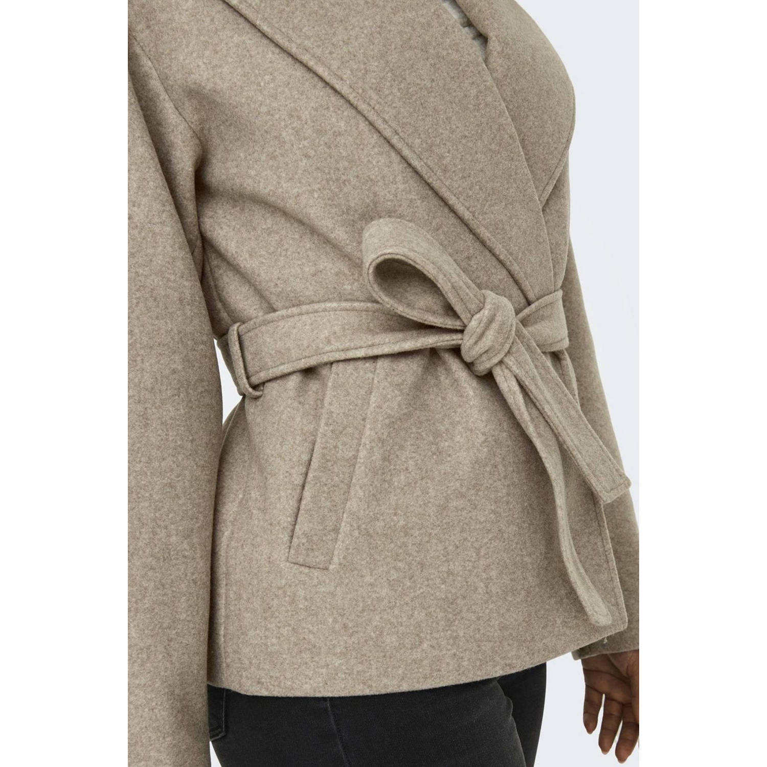 ONLY trenchcoat tussen ONLAUGUSTA beige