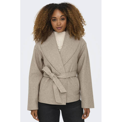 ONLY trenchcoat tussen ONLAUGUSTA beige afbeelding