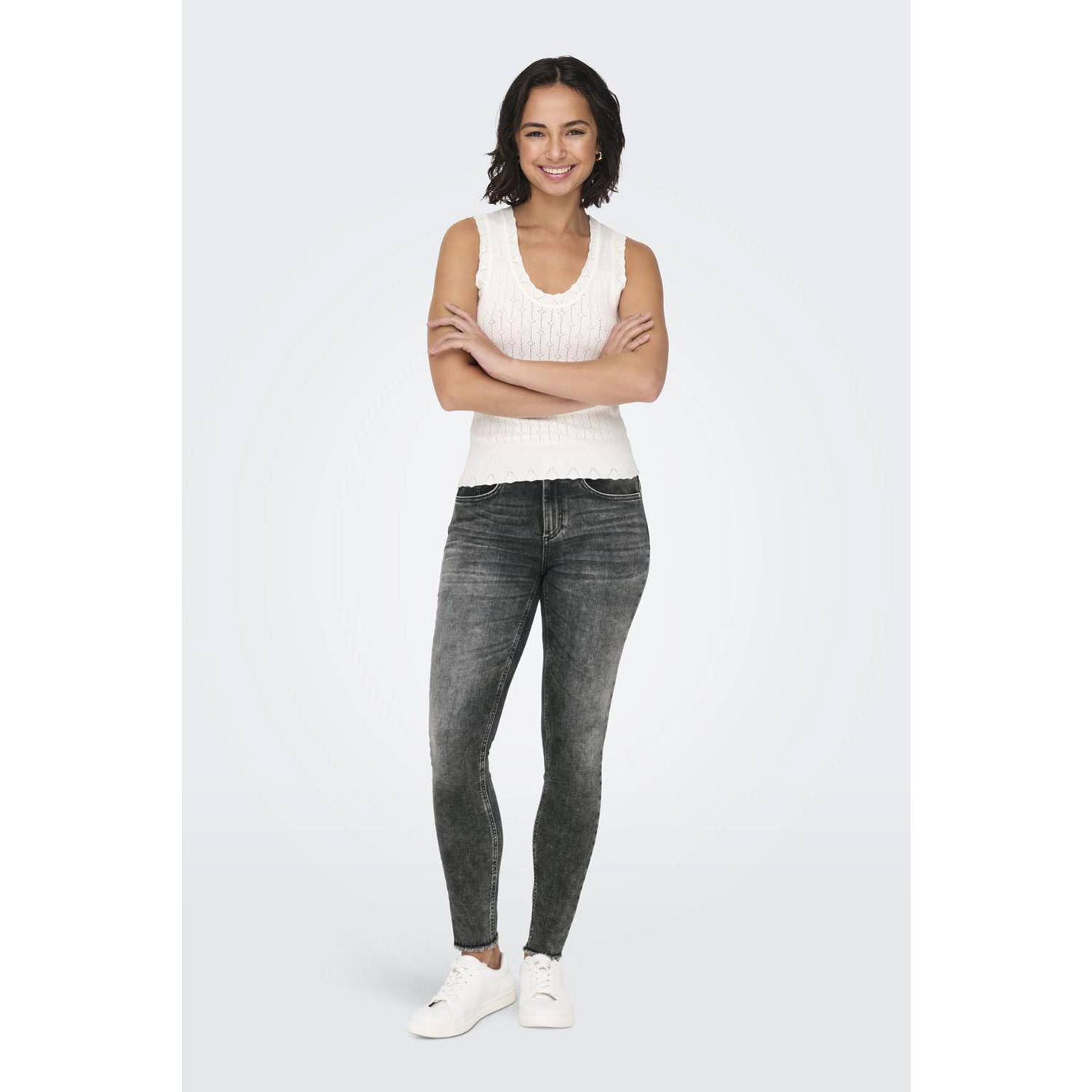 ONLY skinny jeans ONLBLUSH grey denim