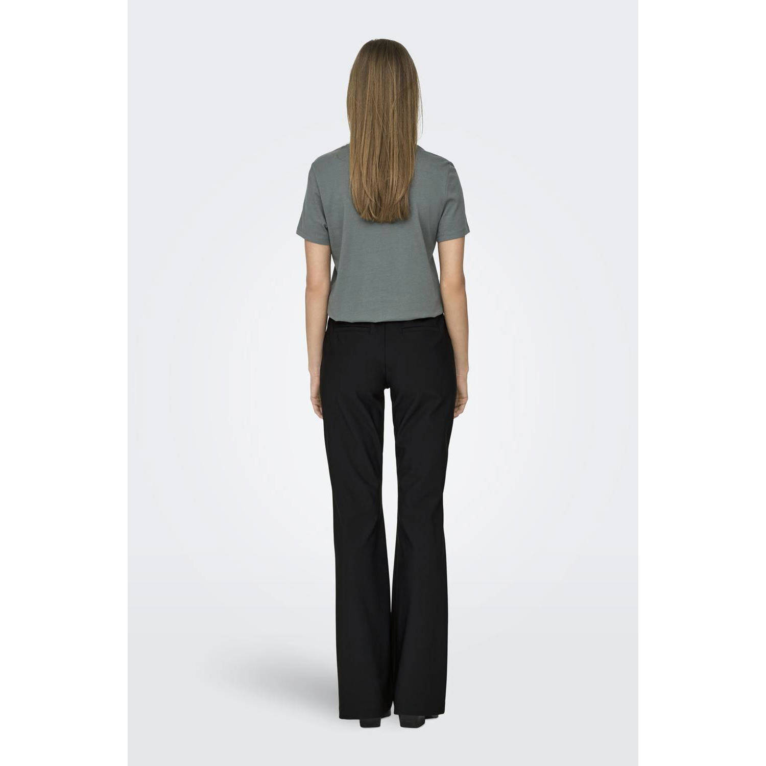 ONLY flared broek ONLTRAVEL zwart