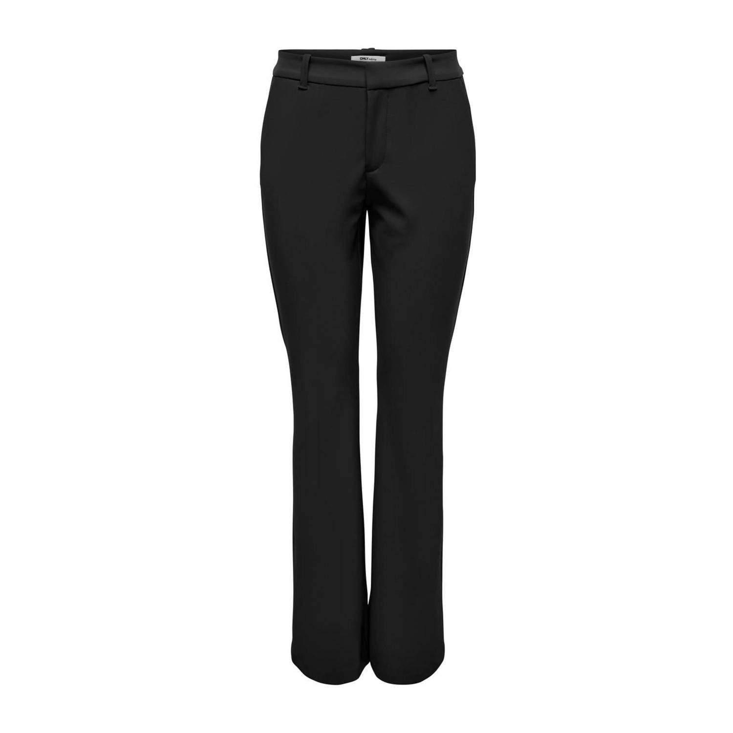 Only Wijde Zwarte Broek Freewear Black Dames